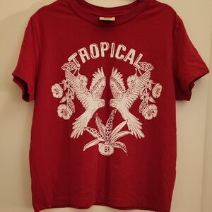 FARM RIO TROPICAL WOMENS TSHIRT SIZE LARGE